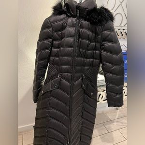 Bebe puffer long coat